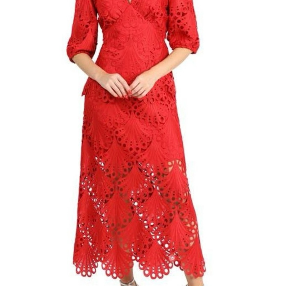 Adelyn Rae Vibrant Red Dress